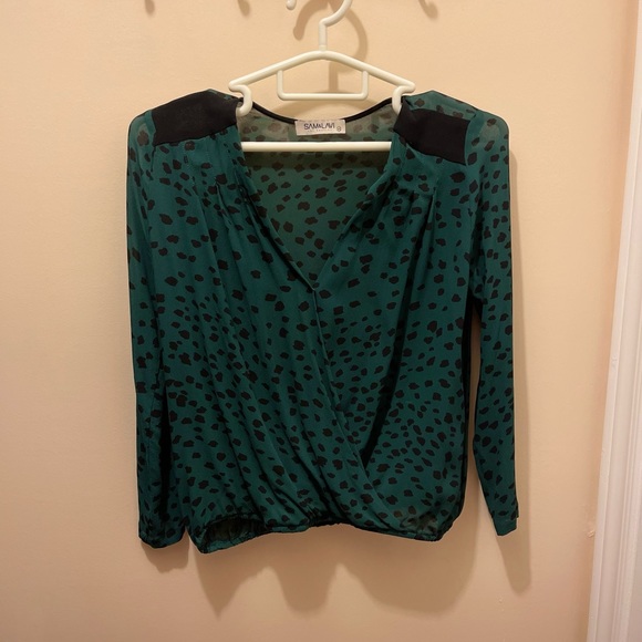 SAM & LAVI wrap blouse, size XS - Picture 2 of 3